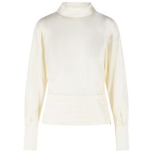 Róhe 'Tuxedo' Cream Silk Blouse Women